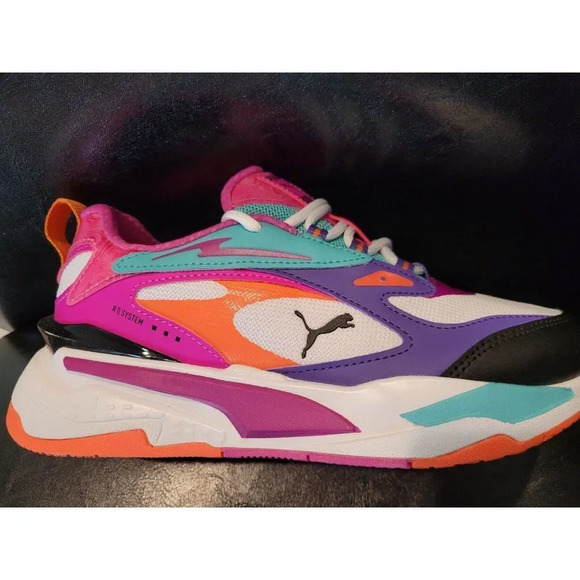 Women Puma Rs Fast Hypnotize Sneaker-  Size 6 - Vibrant Colors -  Brand New - Picture 3 of 16